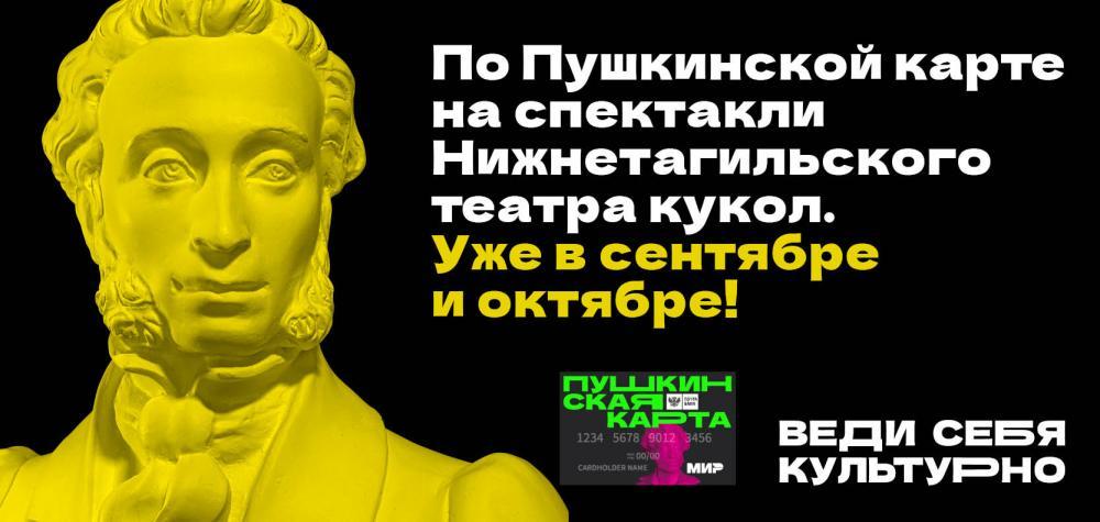По Пушкинской карте - в театр кукол! 